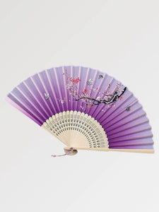 Éventail Japonais Violet 'Papillon'