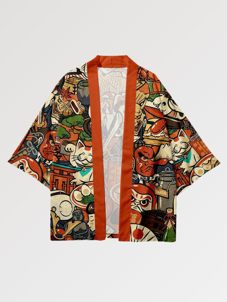 Haori Japonais 'Daruma'