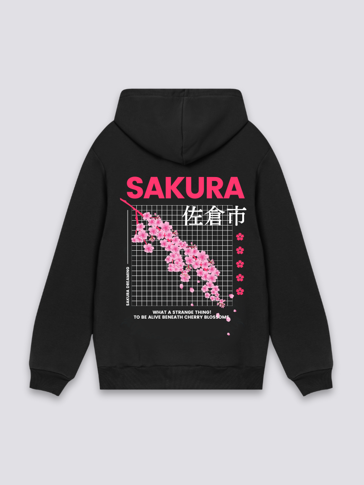 Hoodie Streetwear Sakura