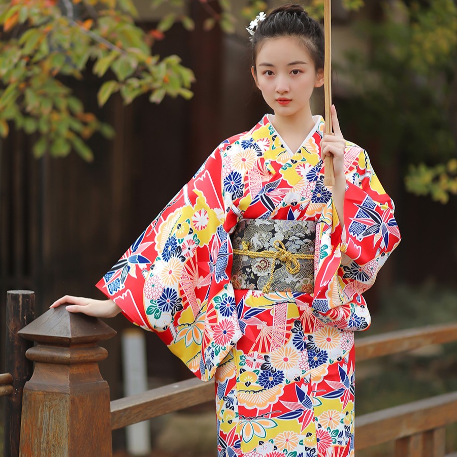 Kimono Coloré Femme