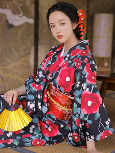 Kimono Floral Femme