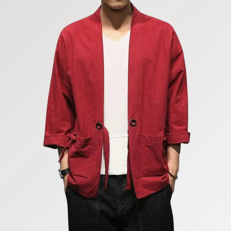 Kimono Homme Rouge