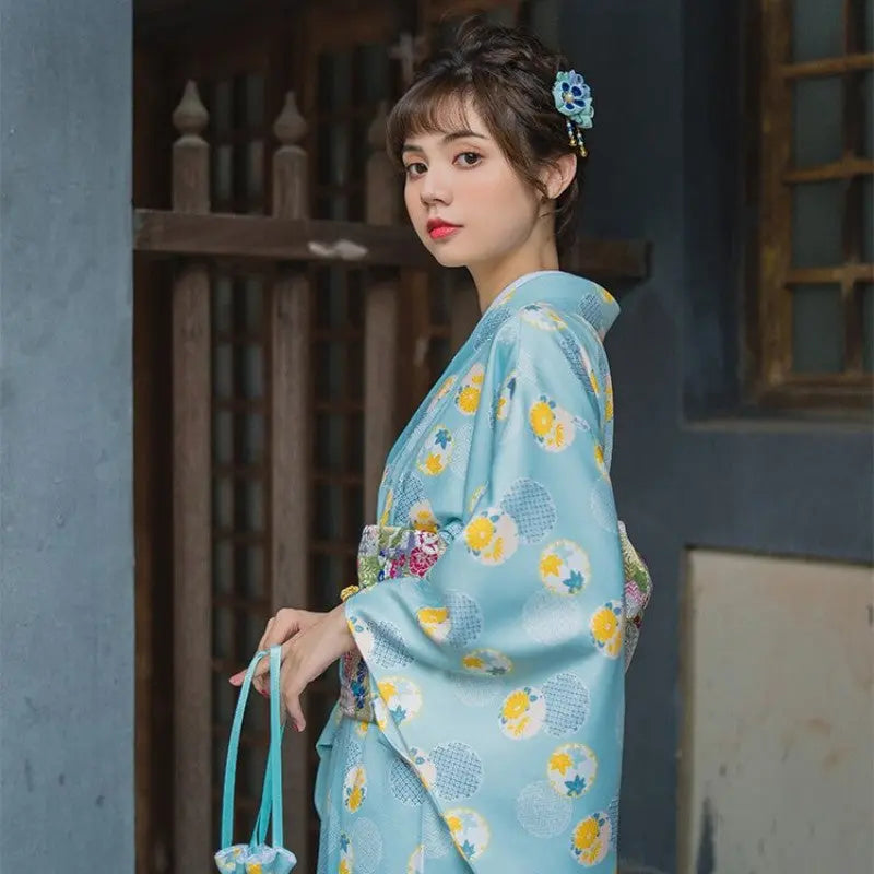 Kimono Motifs Japonais Femme 'Bizan'