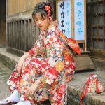 Charger l&#39;image dans la galerie, Kimono Japonais Femme &#39;Nomi&#39;
