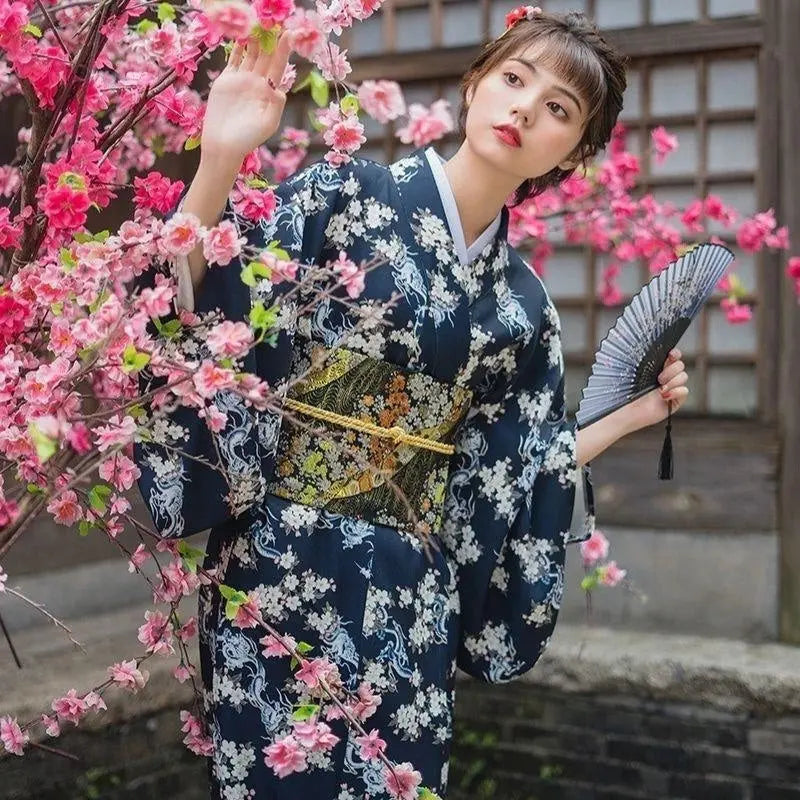 Kimono Japonais Femme 'Sannosawa'