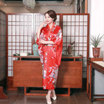 Charger l&#39;image dans la galerie, Kimono Japonais Femme &#39;Shirouma&#39;
