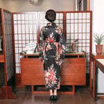 Charger l&#39;image dans la galerie, Kimono Japonais Femme &#39;Shirouma&#39;
