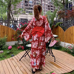 Charger l&#39;image dans la galerie, Kimono Japonais Femme &#39;Toride&#39;
