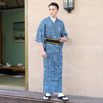 Charger l&#39;image dans la galerie, Kimono Japonais Homme &#39;Azuma-Kofuji&#39;
