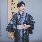 Charger l&#39;image dans la galerie, Kimono Japonais Homme &#39;Iwaki&#39;
