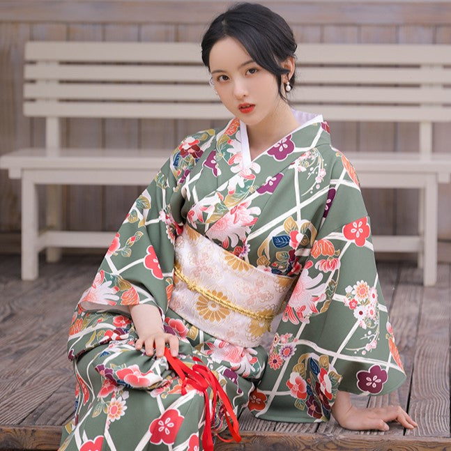 Kimono Japonais Traditionnel Femme