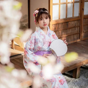 Kimono Motifs Japonais Femme 'Toyooka'