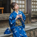Charger l&#39;image dans la galerie, Kimono Style Japonais Femme &#39;Ofunato&#39;
