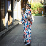Charger l&#39;image dans la galerie, Kimono Traditionnel Femme &#39;Hiroodake&#39;
