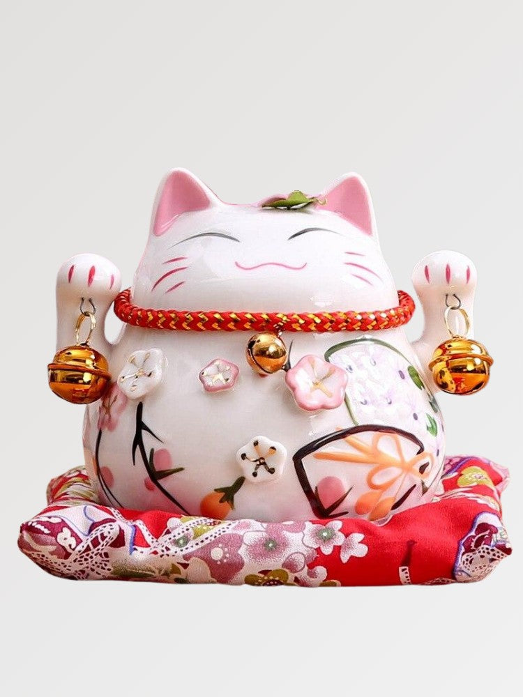 Maneki-Neko Tirelire 'Porcelaine'