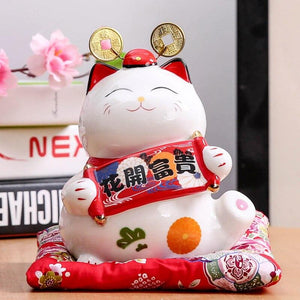 Maneki-Neko Tirelire 'Ruban Japonais'