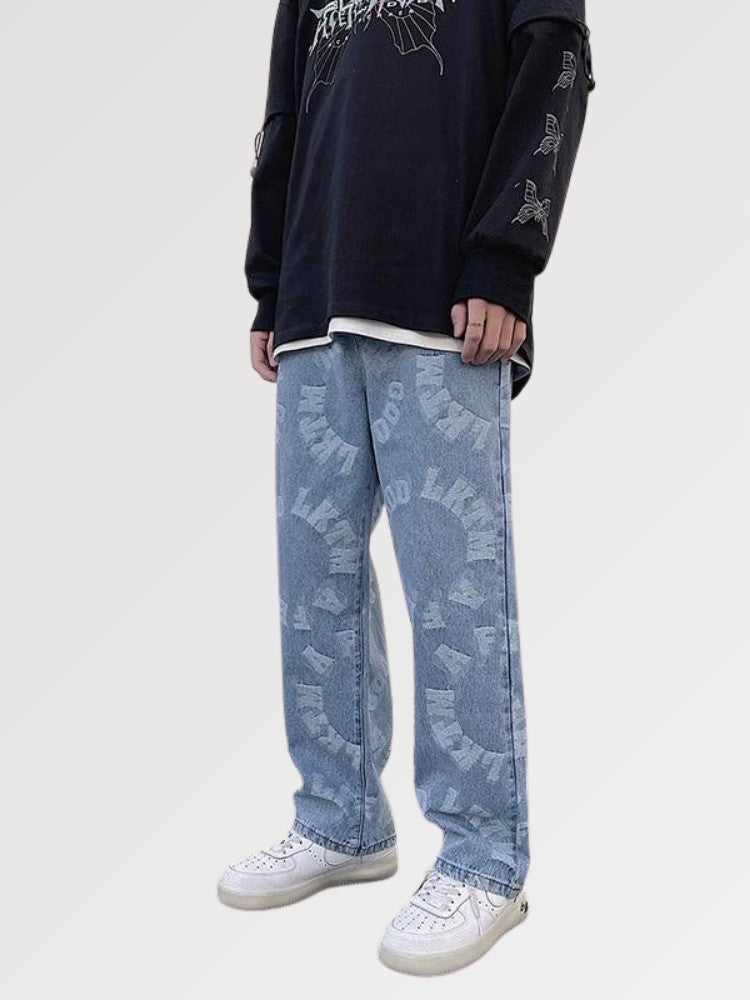 Pantalon Streetwear à Motifs Homme 'Unzen'