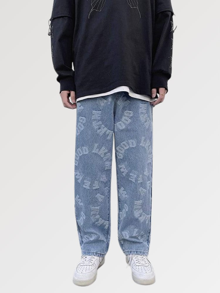 Pantalon Streetwear à Motifs Homme 'Unzen'