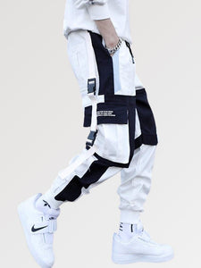 Pantalon Streetwear Japonais Blanc Homme 'Saku'