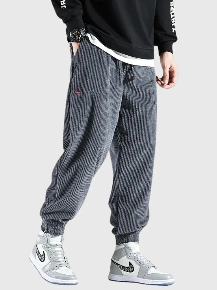 Pantalon Velour Cotelé