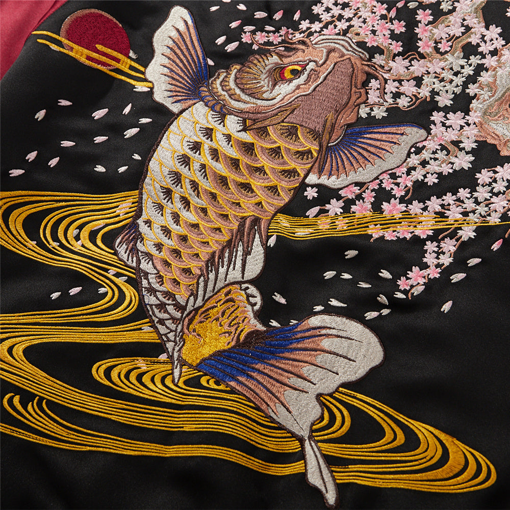 Sukajan Japonais Carpe Koï 'Bakuzen'