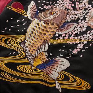 Sukajan Japonais Carpe Koï 'Bakuzen'