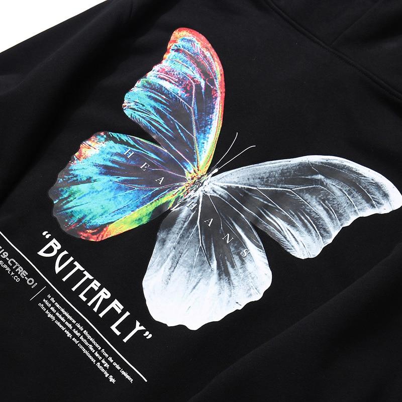 Sweat à capuche Japonais 'Butterfly'
