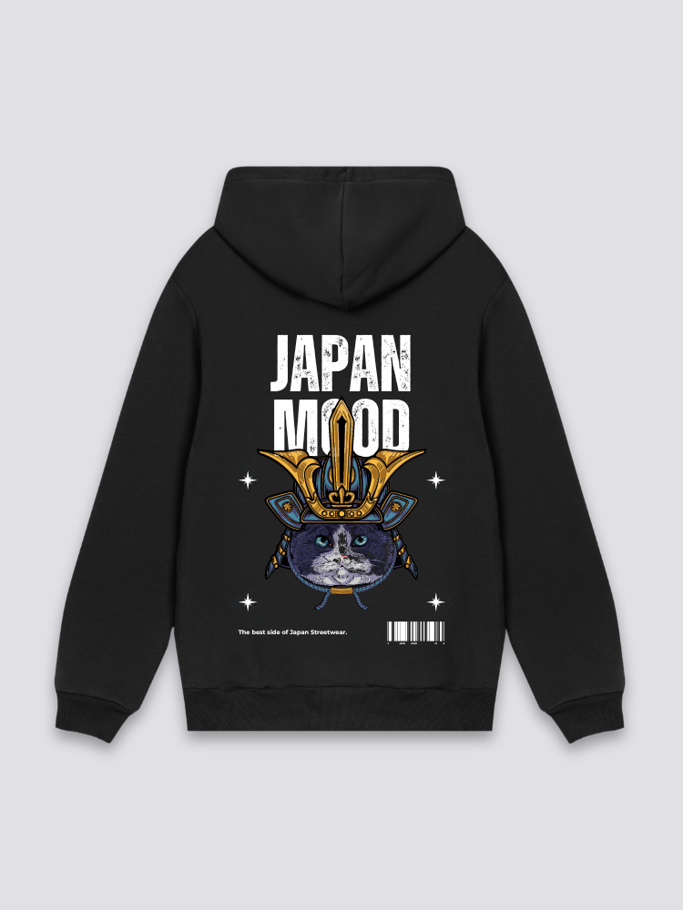 Sweat Japonais Motif Chat