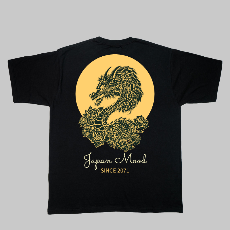 T shirt Dragon Japonais