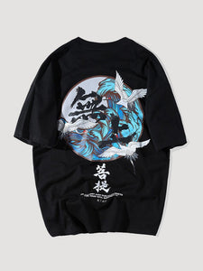 T-shirt Grues Japonaises 'Taiyo'