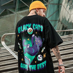 Charger l&#39;image dans la galerie, T-shirt Japonais &#39;Black Cats&#39;
