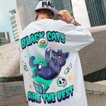 Charger l&#39;image dans la galerie, T-shirt Japonais &#39;Black Cats&#39;
