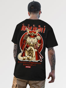 T-shirt Japonais 'Chat Guerrier'