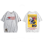 Charger l&#39;image dans la galerie, T-shirt Japonais Chat Requin &#39;Oishii&#39;
