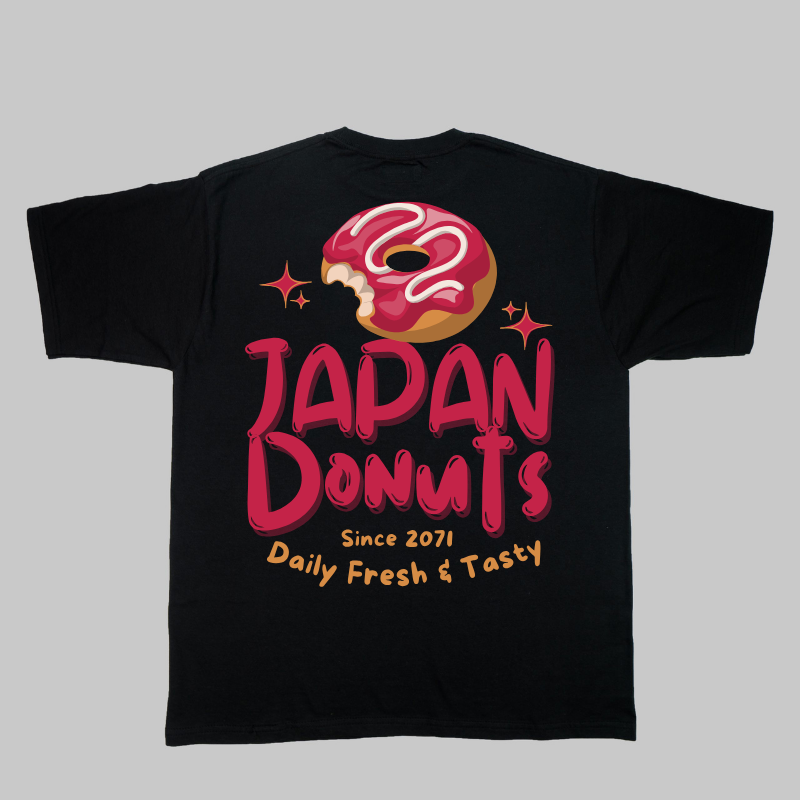 T shirt Japonais 'Donuts'