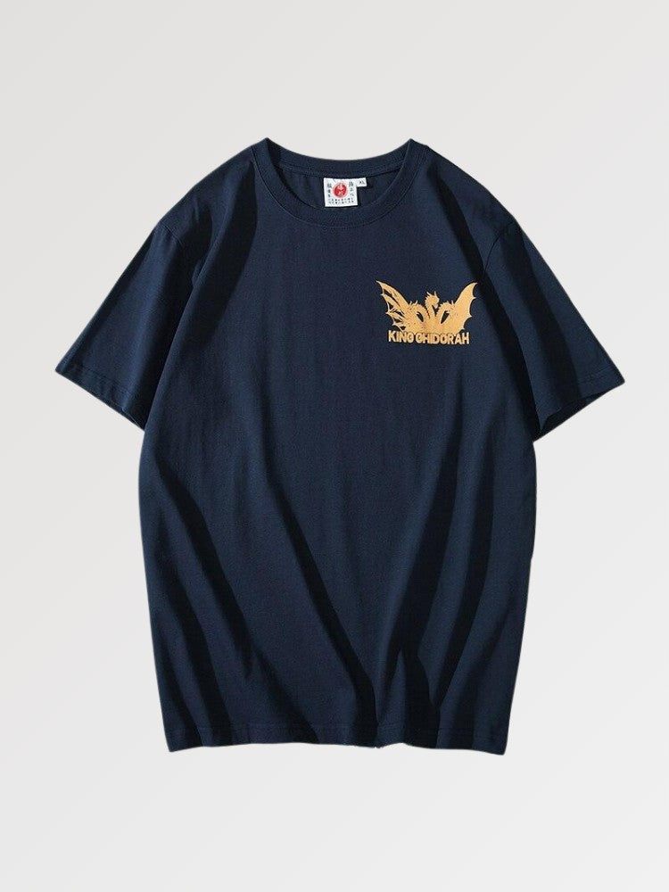 T-shirt Japonais Gold Dragon 'Arigato'