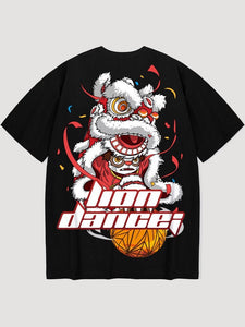 T-shirt Japonais Lion Dance 'Ikimasu'