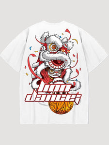 T-shirt Japonais Lion Dance 'Ikimasu'