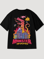 Charger l&#39;image dans la galerie, T-shirt Japonais Monster Invasion &#39;Akuma&#39;
