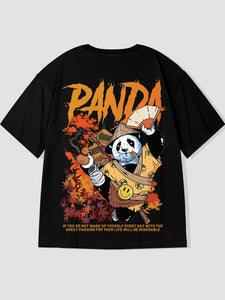 T-shirt Japonais 'Panda Samouraï'