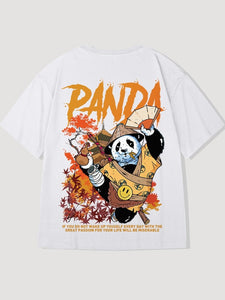 T-shirt Japonais 'Panda Samouraï'