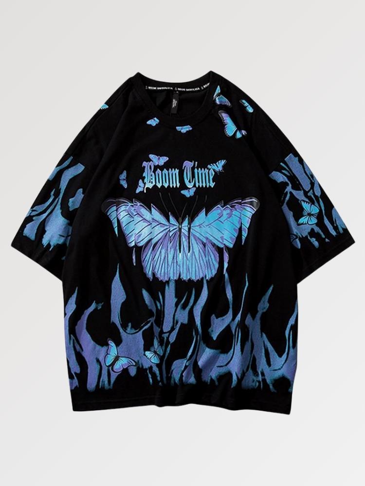 T-shirt Japonais Papillon 'Boom Time'