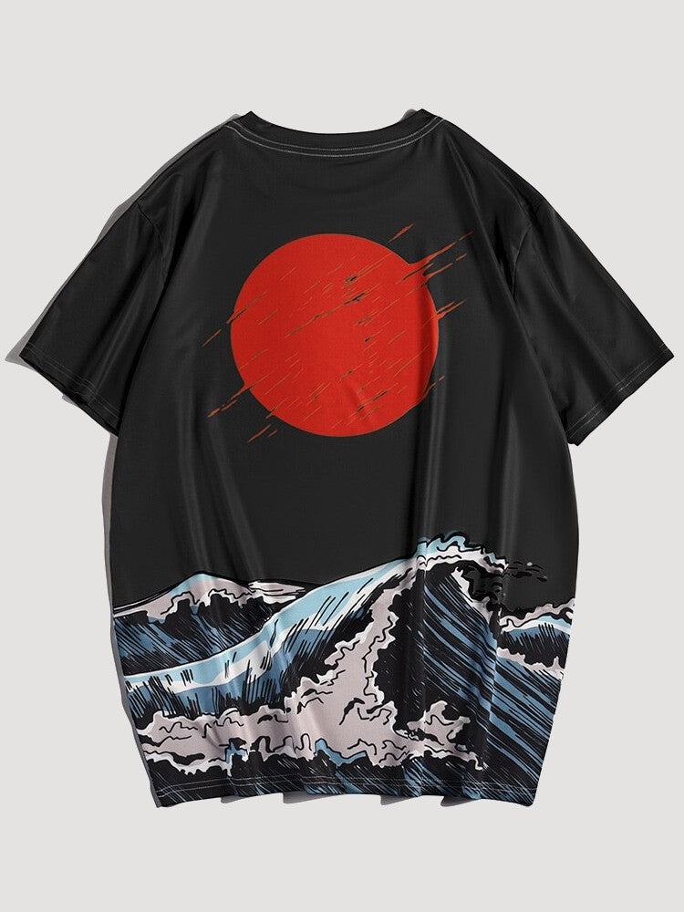 T-shirt Japonais 'Soleil levant'