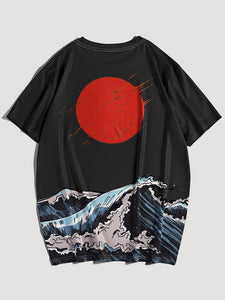 T-shirt Japonais 'Soleil levant'