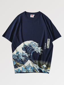 T-shirt Japonais 'Vague de Kanagawa'
