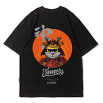 Charger l&#39;image dans la galerie, T-shirt Motifs Japonais &#39;Chat Samouraï&#39;
