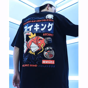 T-shirt Poisson Japonais 'Kagaku'