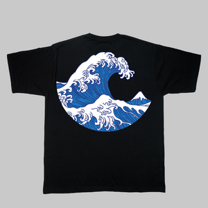 T shirt Vague de Kanagawa