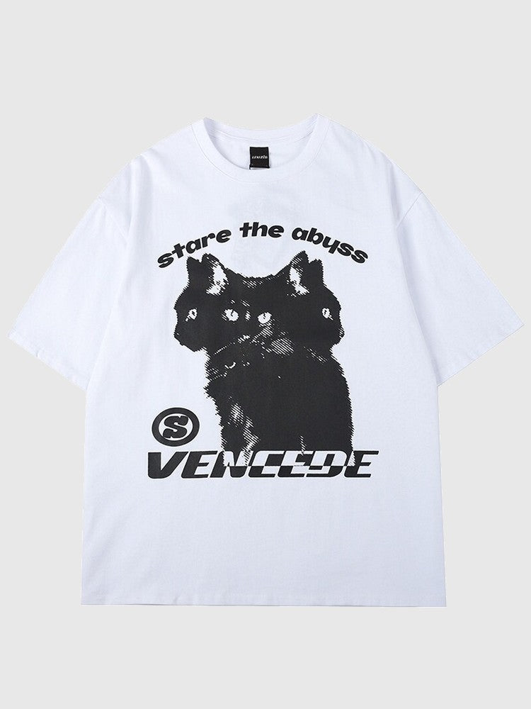 T-shirt Streetwear Motif Chats 'Koneko'