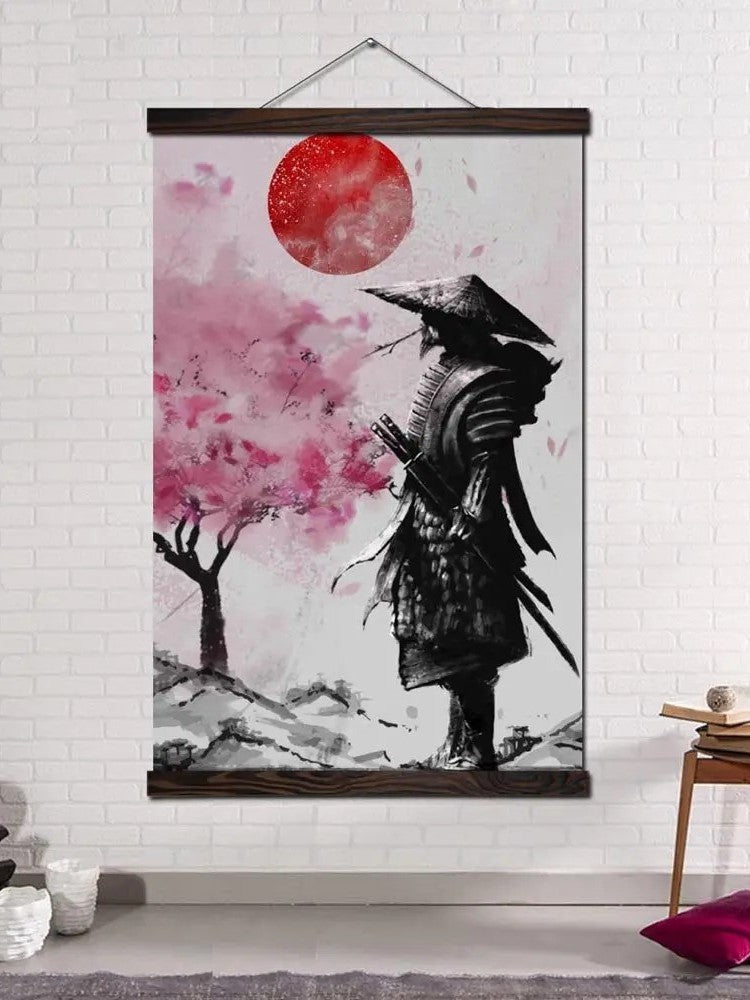 Tableau Samouraï 'Cerisier du Japon